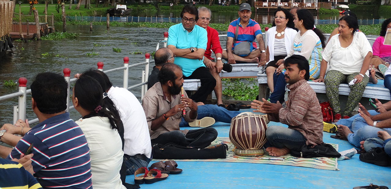 Boat ride at Kumarakom