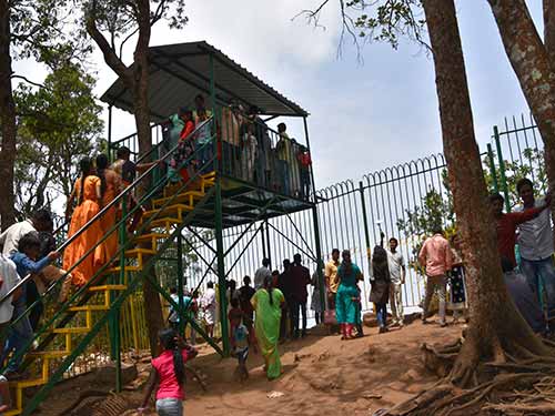 View from Guna Caves