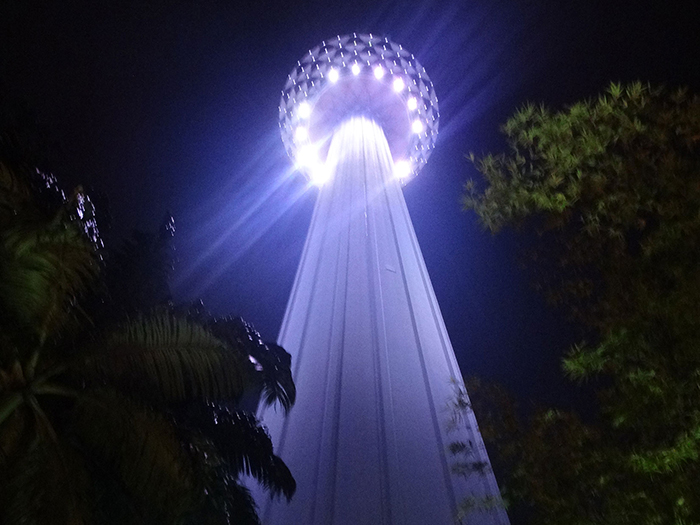KL Tower at night