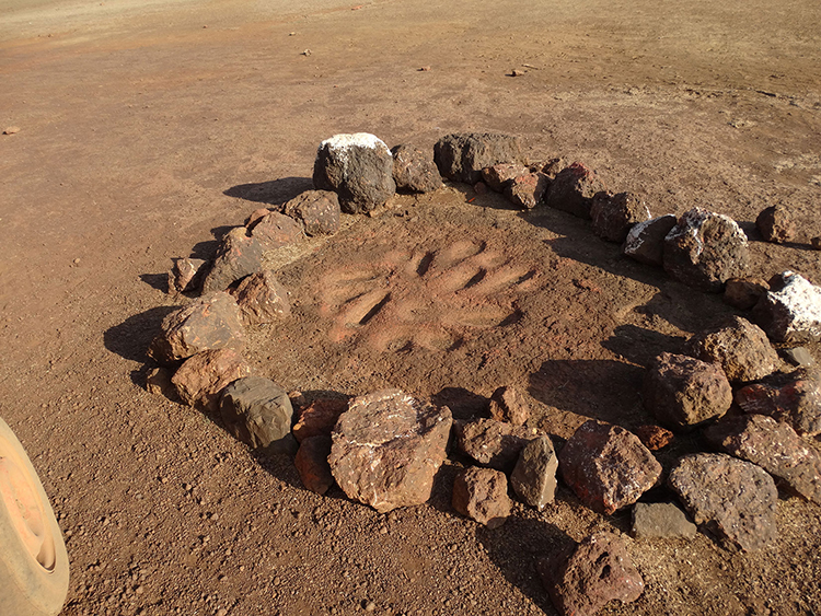 Pandava's footprint