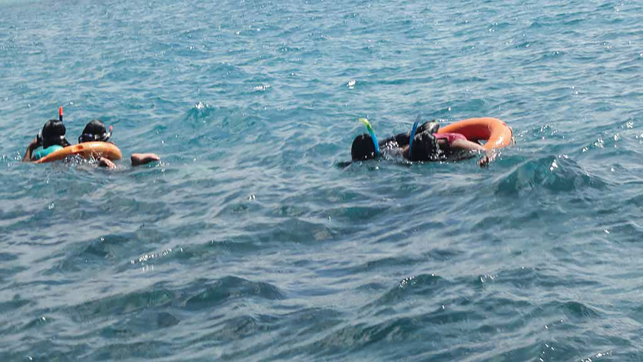  Snorkelling at Bharatpur beach