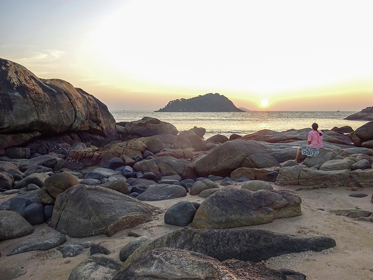Enjoying the sunset