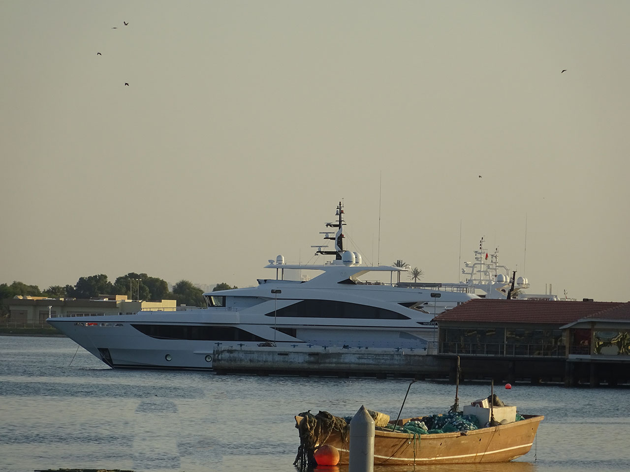 Yatch parked