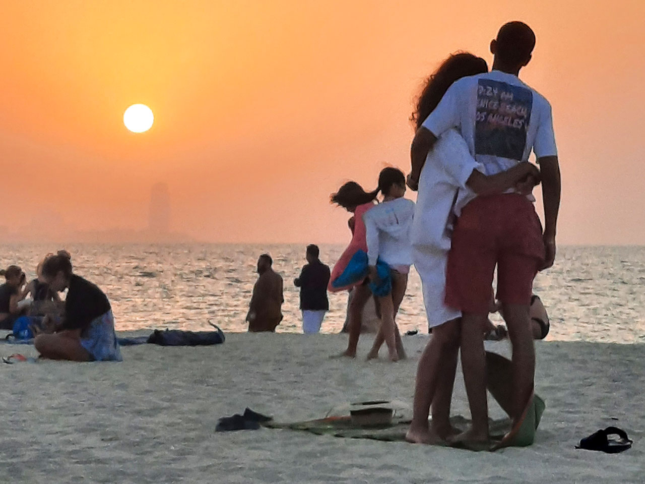 Sunset at the beach