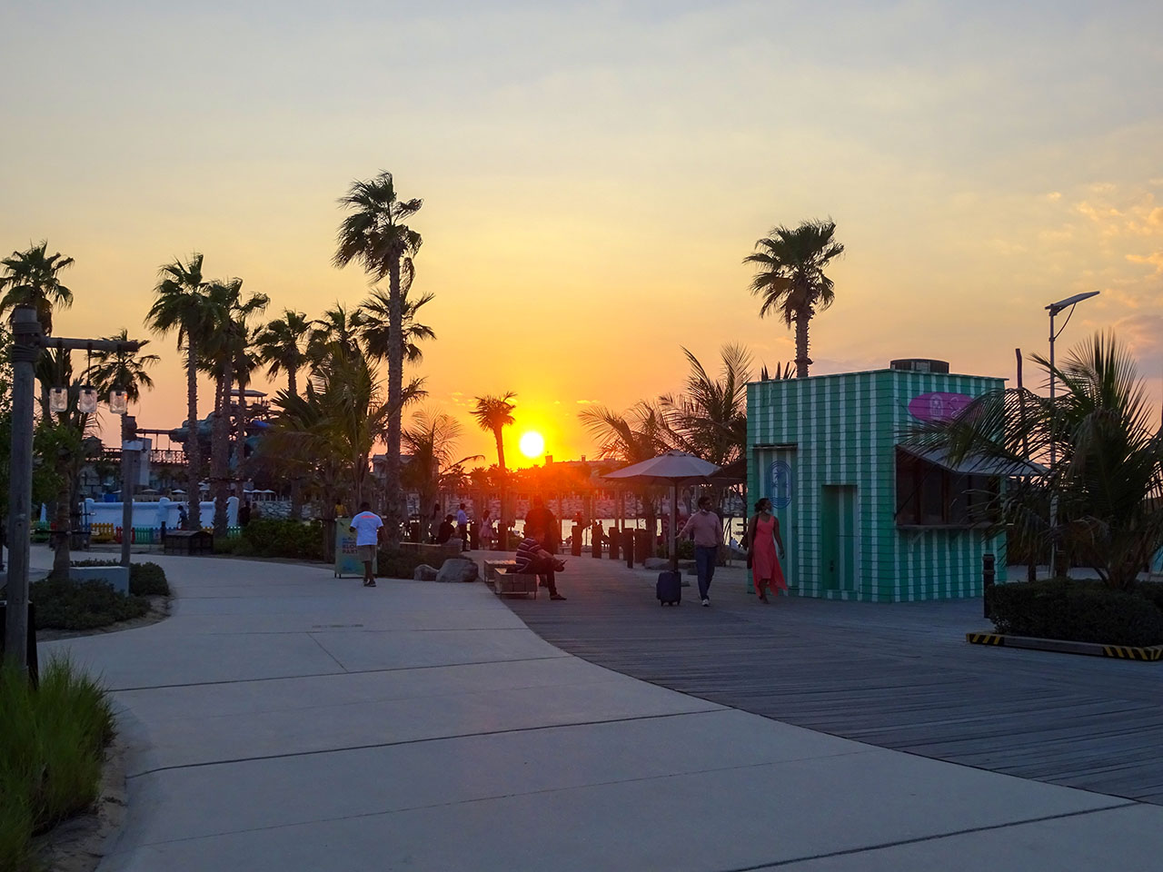 Sunset at the beach