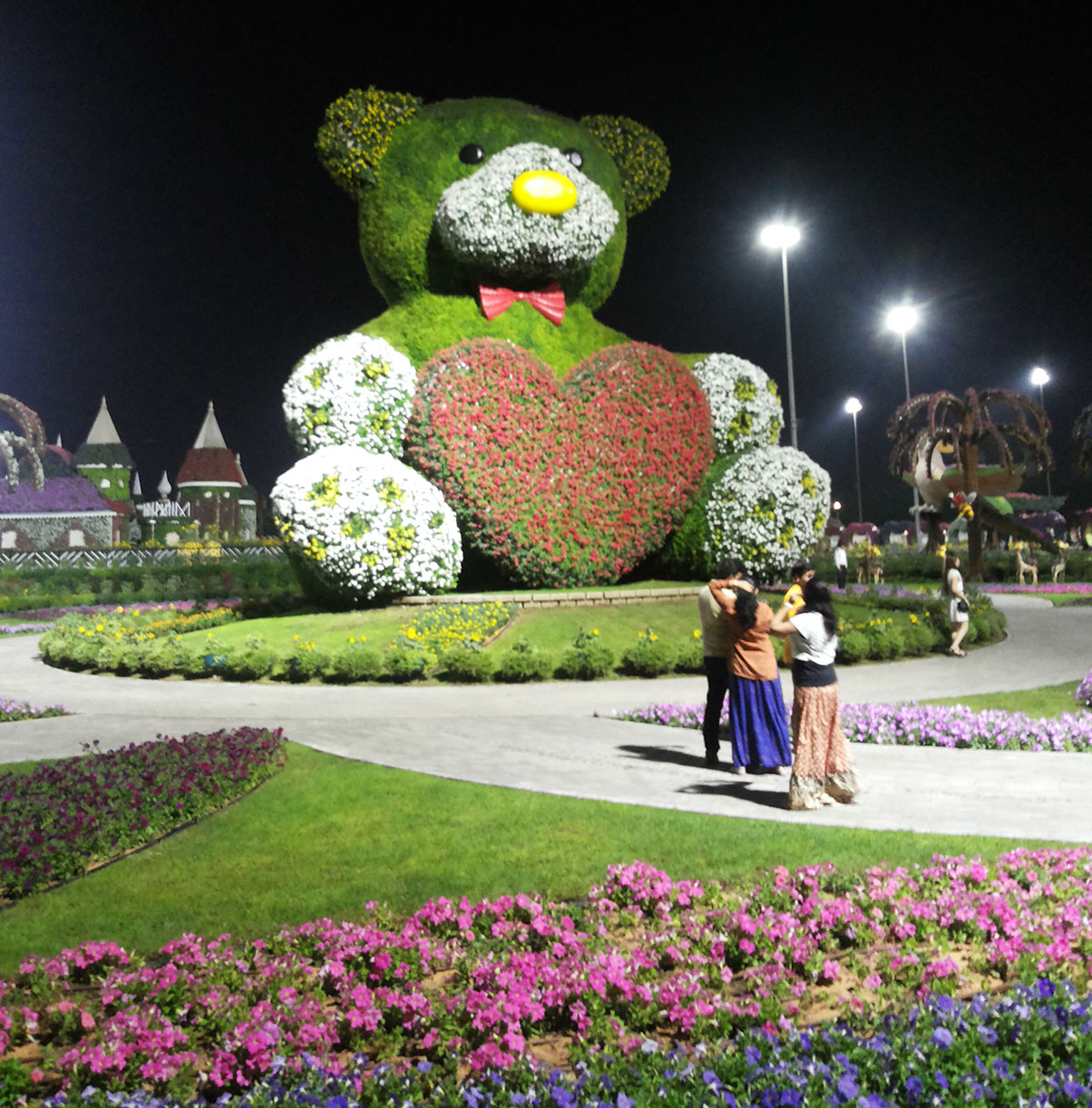 Flowery Teddy Bear