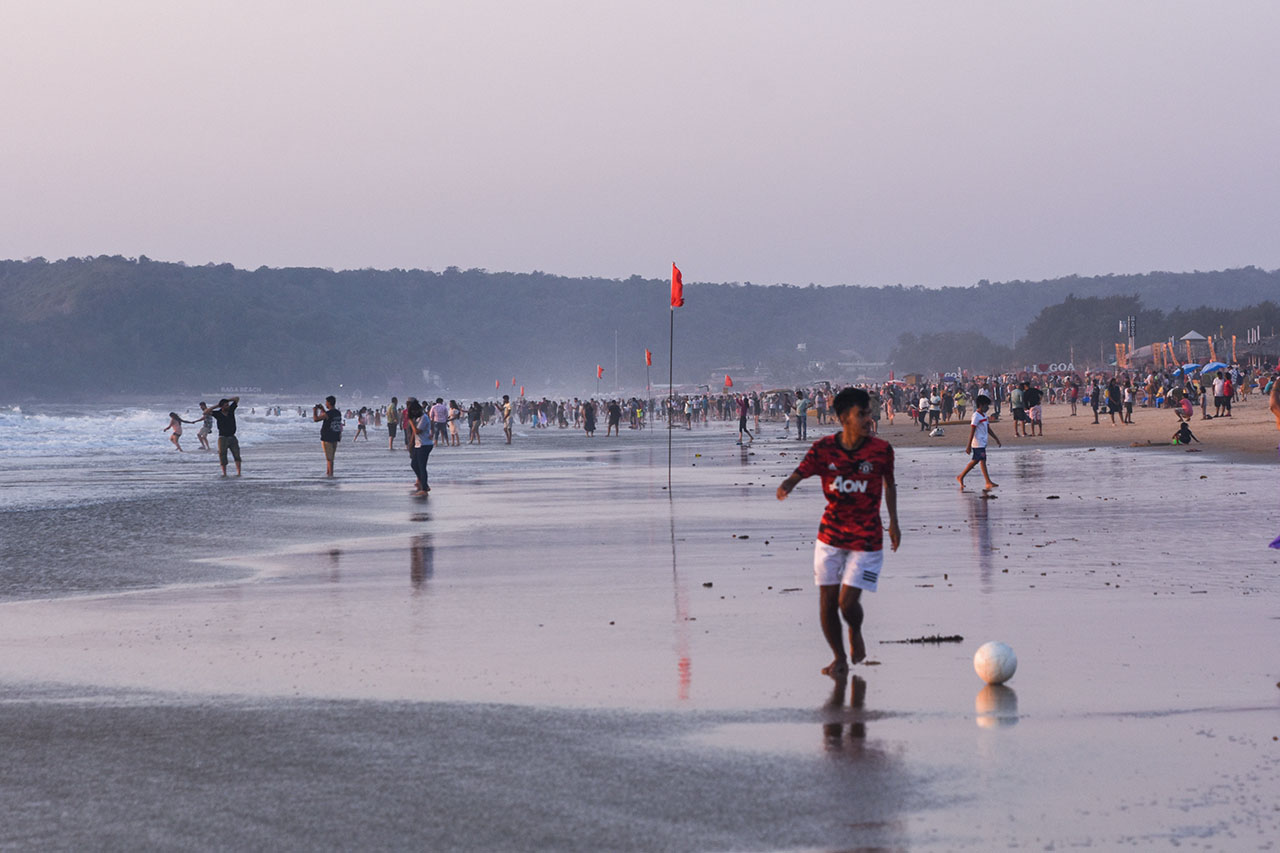 Crowd at Calangute Beach