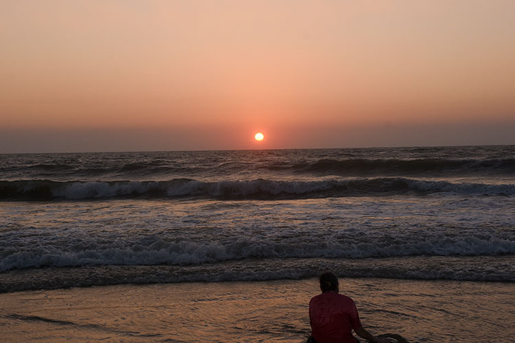 Sunset at the beach