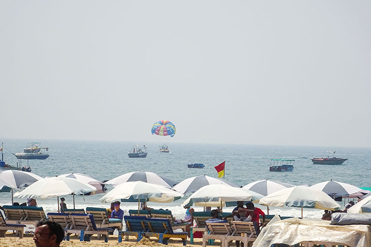 Crowd at Calangute Beach