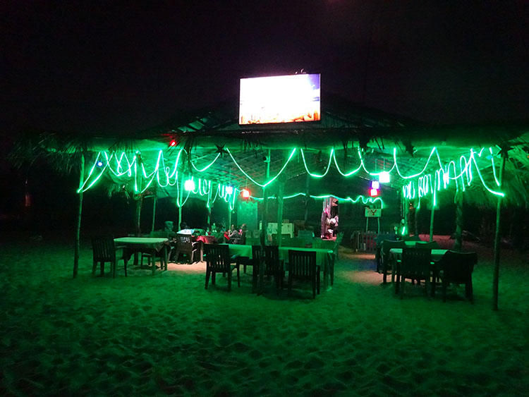 Shacks on the beach