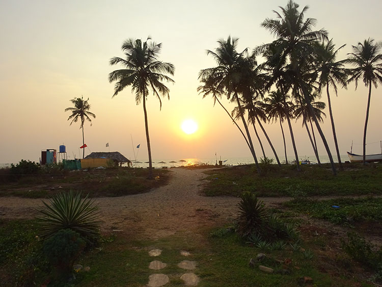 Sunset at Colva Beach