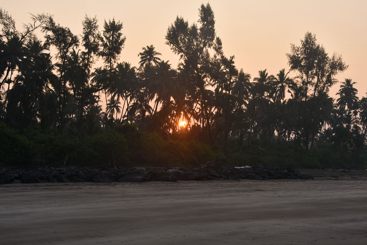 Sunrise seen from the Beach