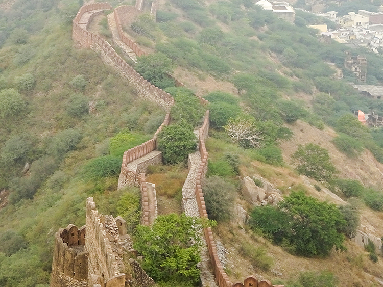Great wall built around the city