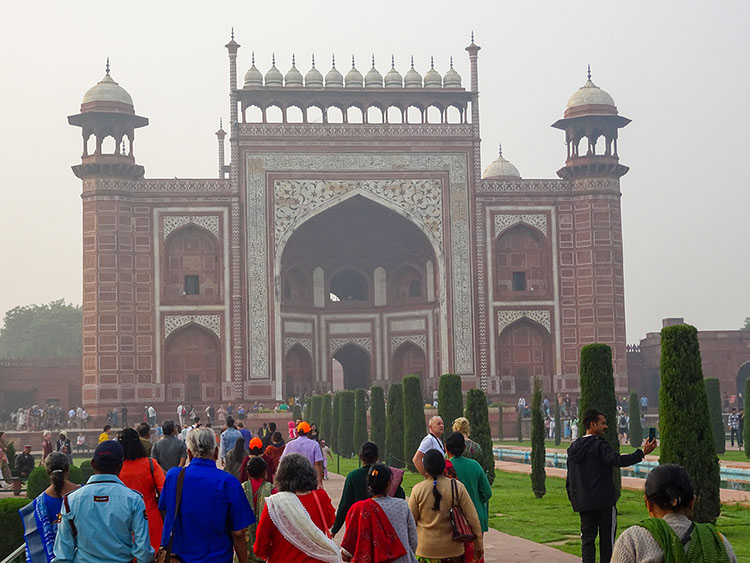 Entry gate of Taj