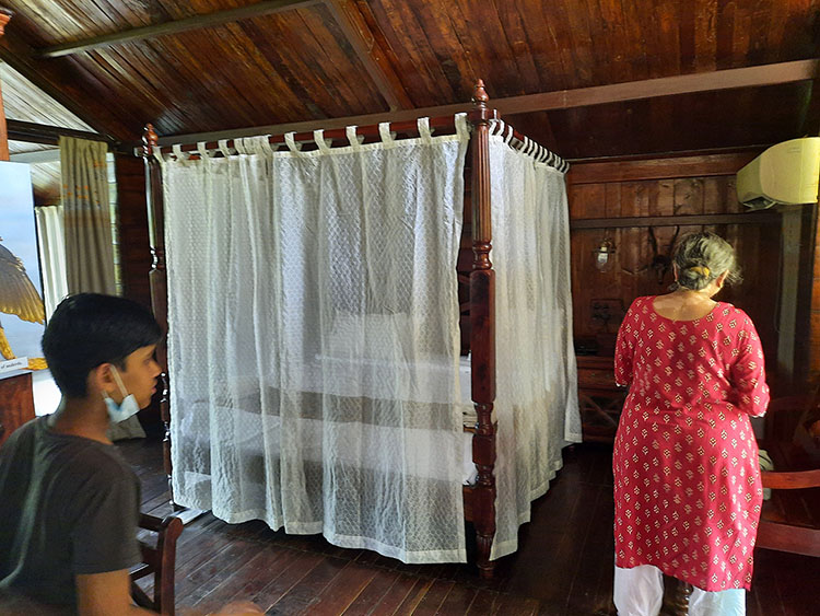 Inside the cottage
