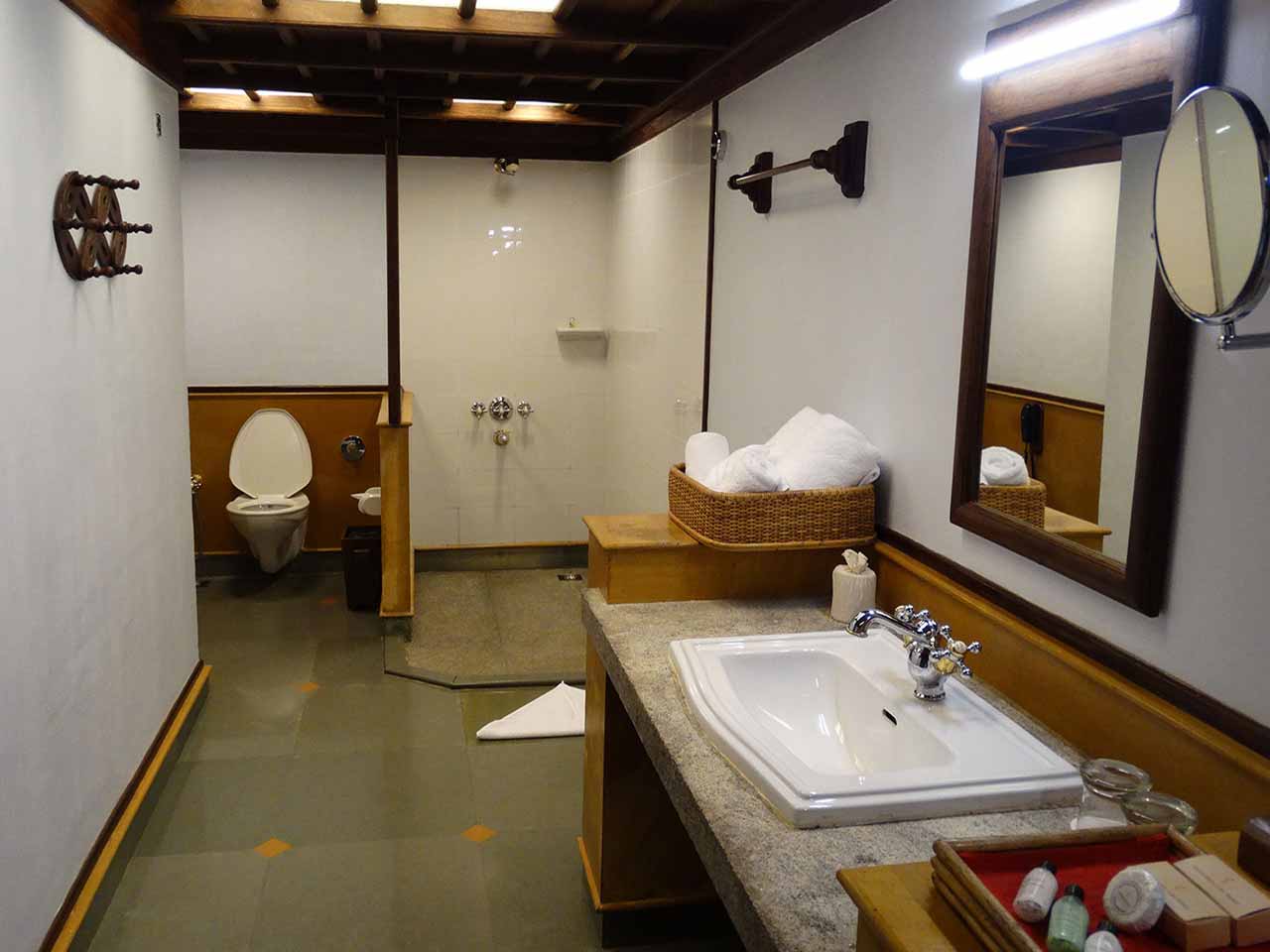 Bathroom at Kumarakom Lake Resort