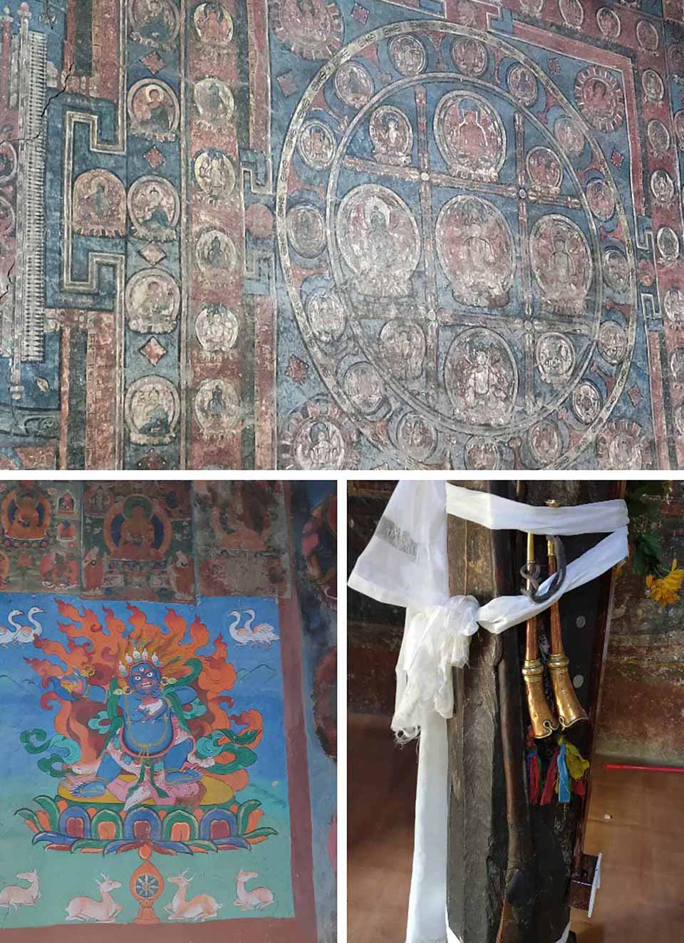 Budhist Artefacts in Monasteries