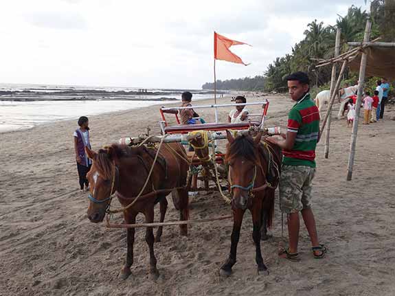Shanties at Alibaug