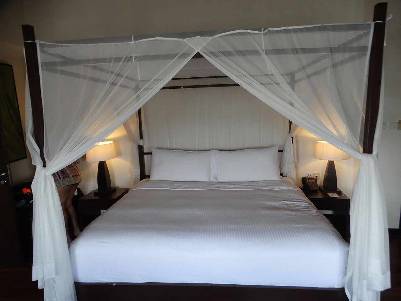 Bed at the resort