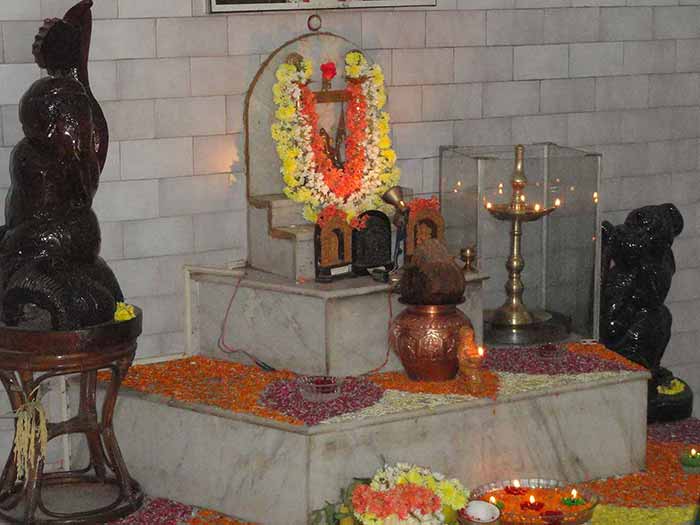 Pooja at Sadanad Hotel Udupi