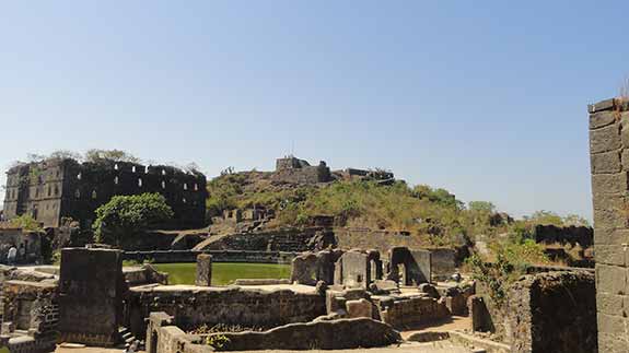 Water pond inside the fort