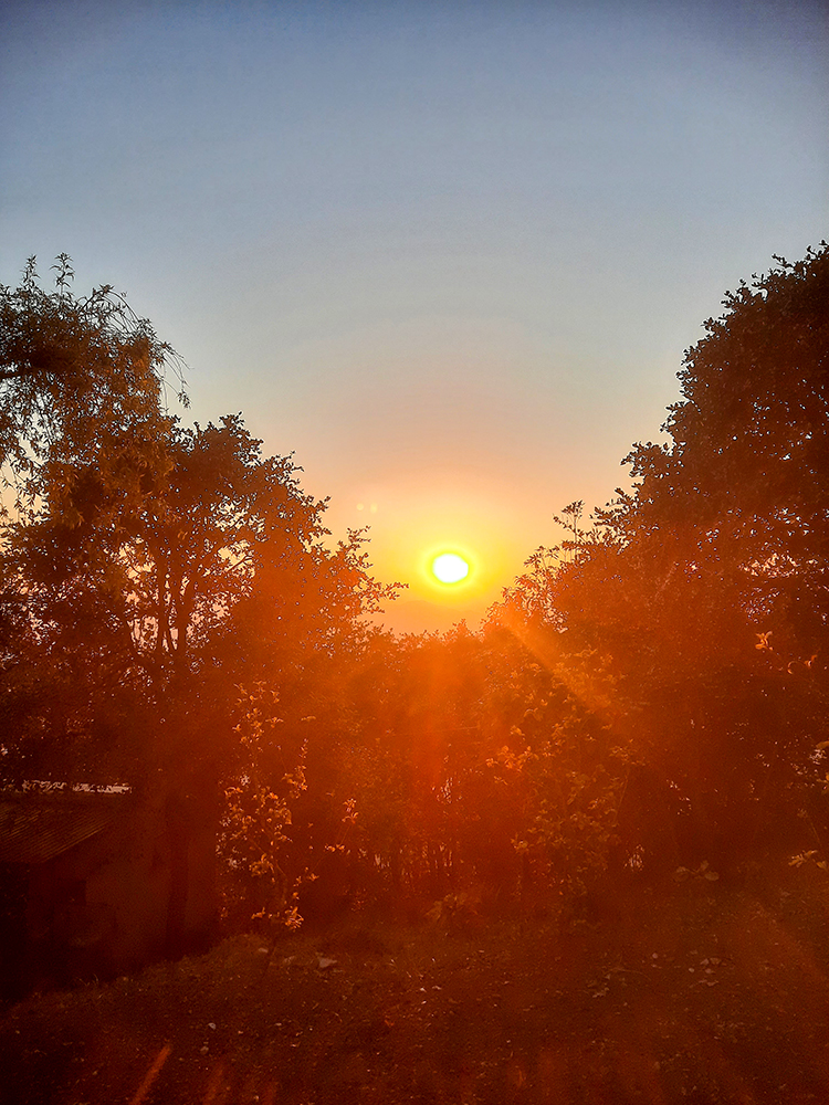 Sunset at Chandragiri Hills