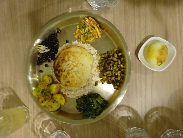 Newari Food Thali at Newal Restaurant