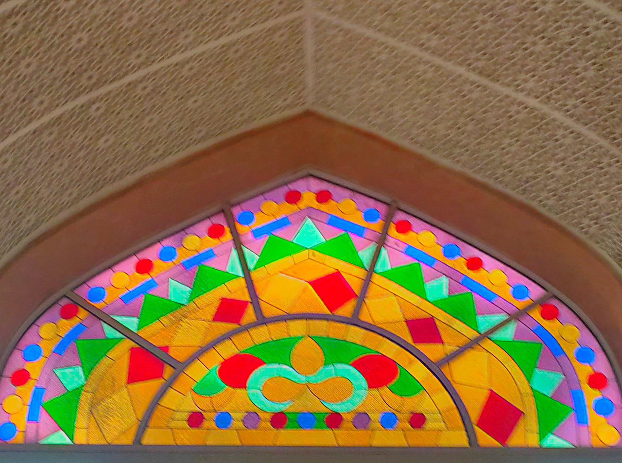 Stained Glass Artwork at Mutrah Corniche