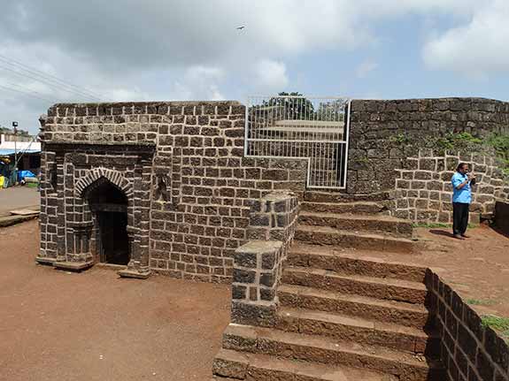 Side view of the fort