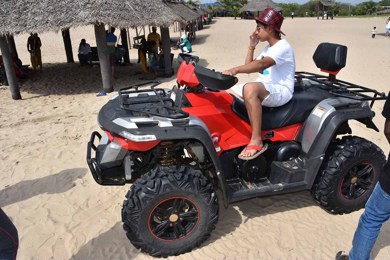 ATV ride at Paradise Beach