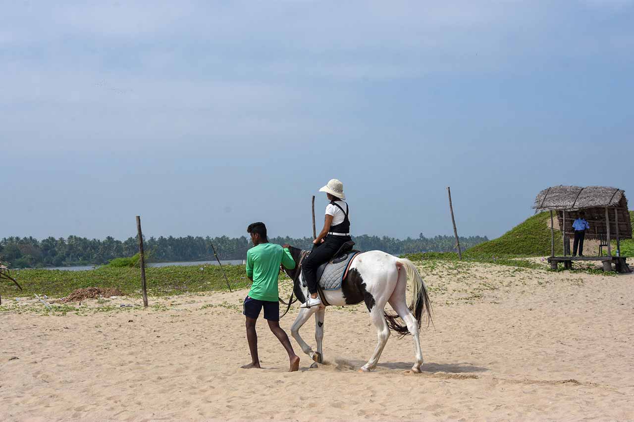 Horse ride at Paradise Beach