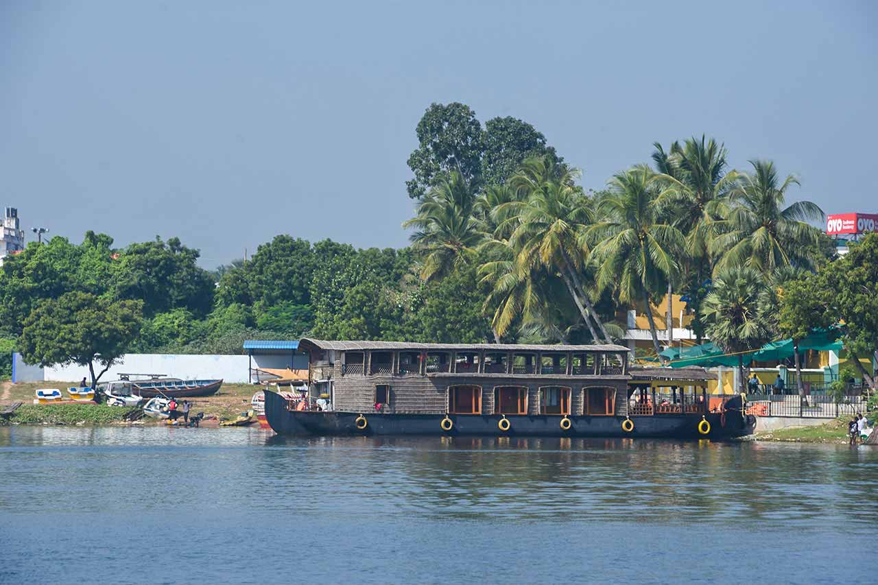 House Boat at boating pier
