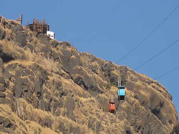 Ropeway to the fort
