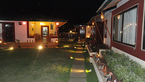 Resort at night