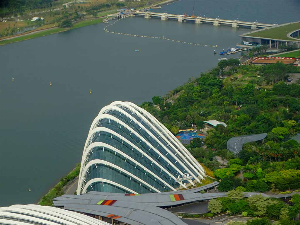 Cloud Forest in Marina Bay Singapore
