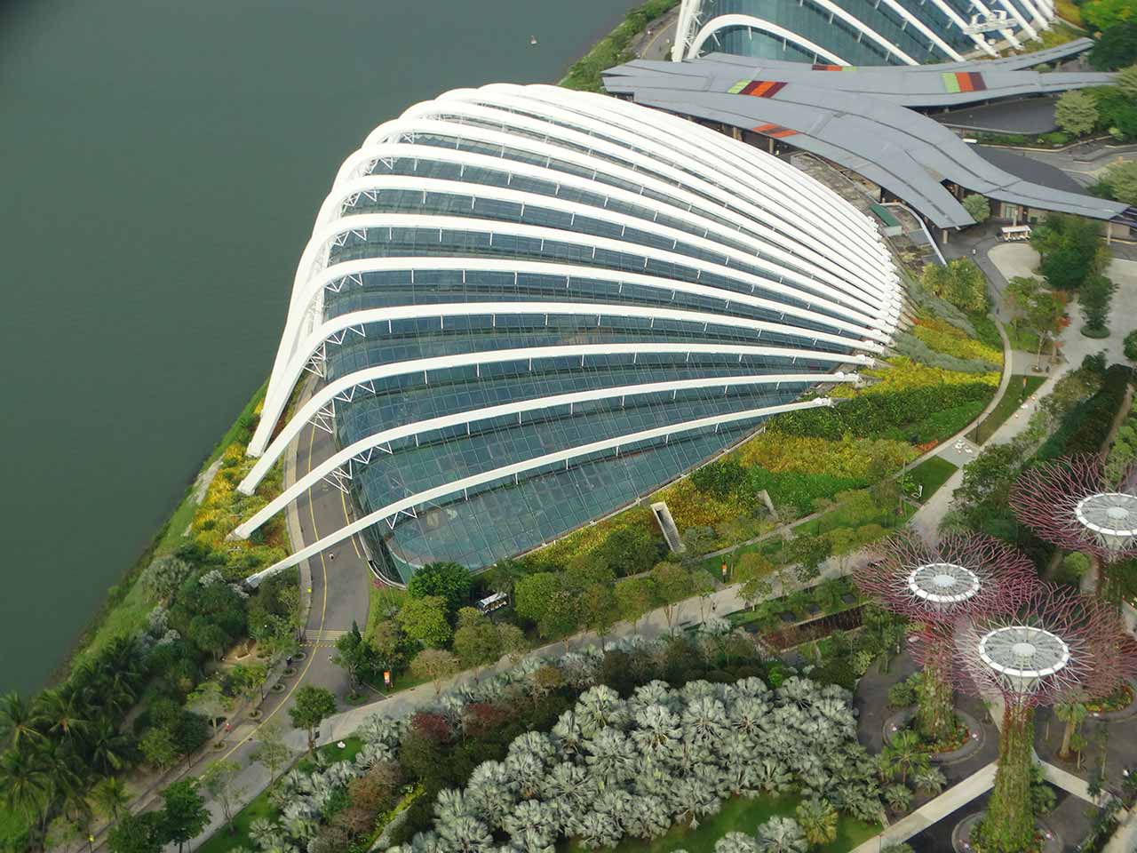 Flower Dome in Marina Bay Singapore