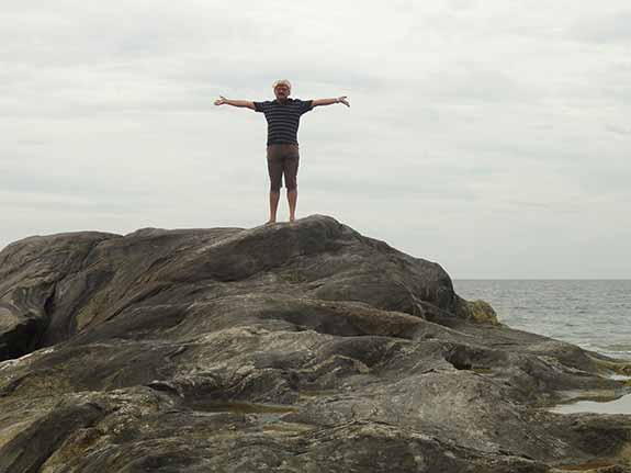 Rock on the seashore