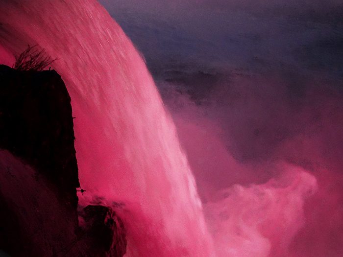 Niagara Falls at night