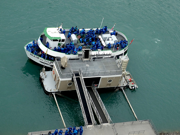 Boarding point for Boat ride at Niagara Falls