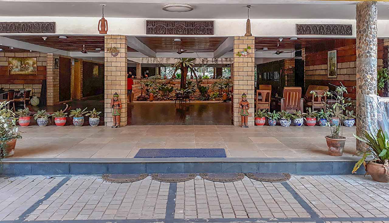 Reception of Wild Woods Resort